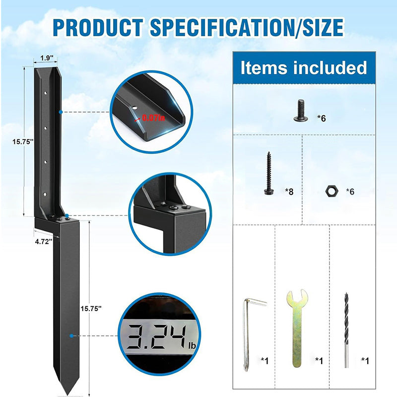 Xoiebest® Fence Post Repair Kit