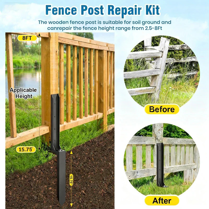 Xoiebest® Fence Post Repair Kit