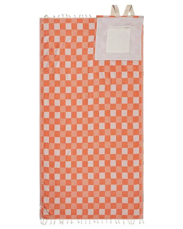 🏖️ 2-in-1 Organic Cotton Towel Bag