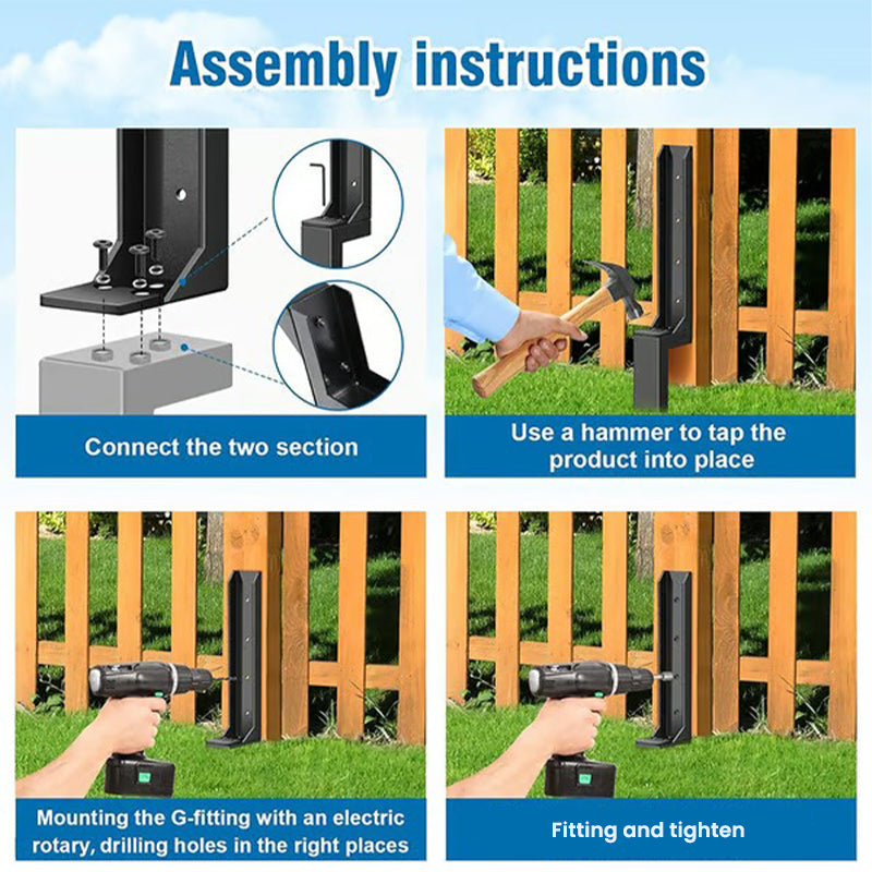 Xoiebest® Fence Post Repair Kit