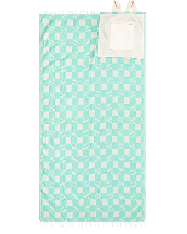 🏖️ 2-in-1 Organic Cotton Towel Bag