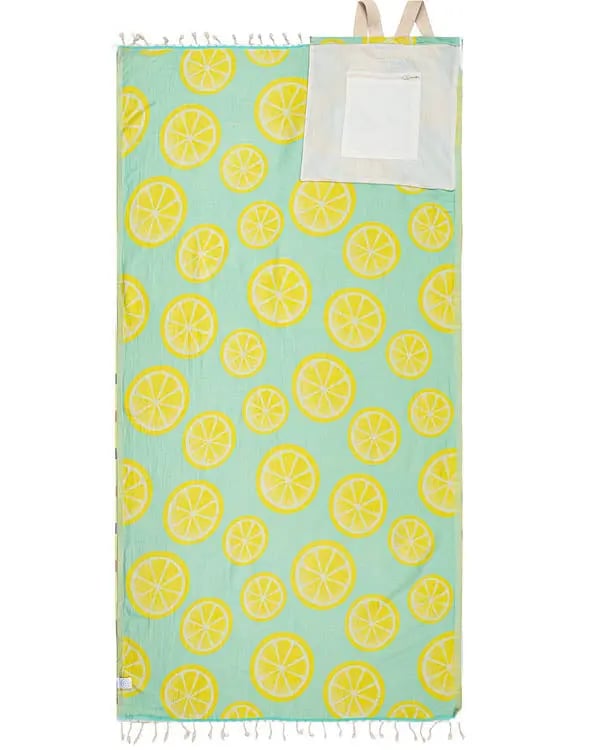 🏖️ 2-in-1 Organic Cotton Towel Bag